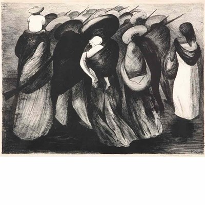 Lot 221 - Jose Clemente Orozco (1883-1949) REAR GUARD...