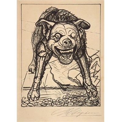 Lot 241 - David Alfaro Siqueiros (1896-1974) EL GUARDIAN...