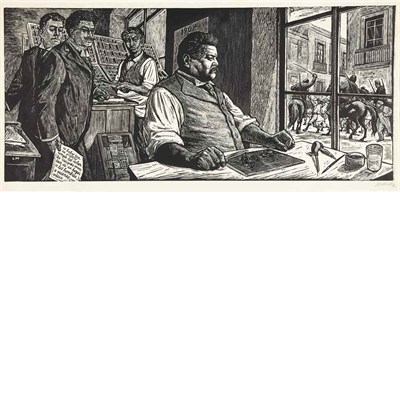 Lot 212 - Leopoldo Mendez (1902-1969) POSADA IN HIS...