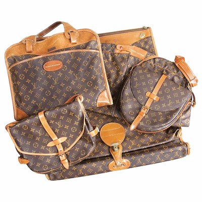 Lot 1149 - Group of Louis Vuitton Soft Case Luggage and...