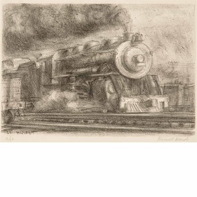 Lot 207 - Reginald Marsh (1898-1954) RAILROAD (SASOWSKY...