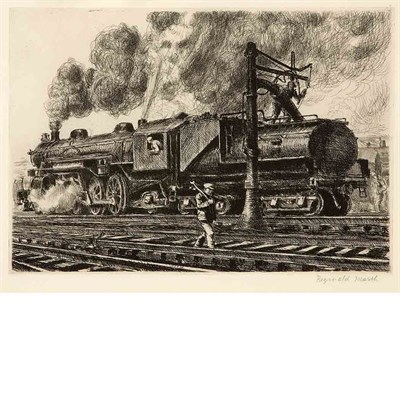 Lot 204 - Reginald Marsh (1898-1954) LOCO--ERIE WATERING...