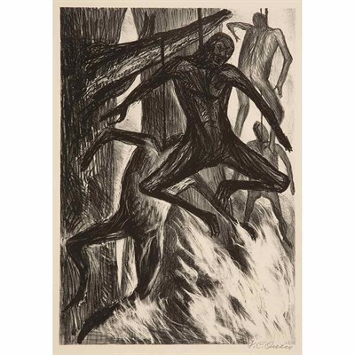Lot 222 - Jose Clemente Orozco (1883-1949) THE HANGED...