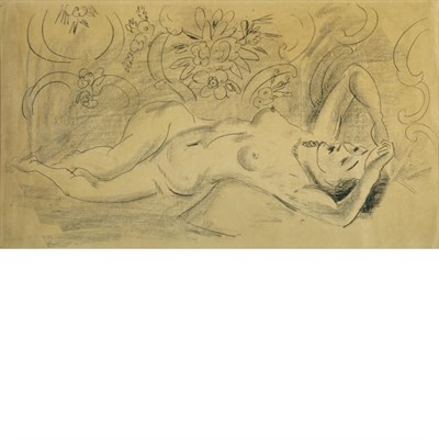 Lot 426 - Henri Matisse (1869-1954) NU ETUDE DE TORSION...