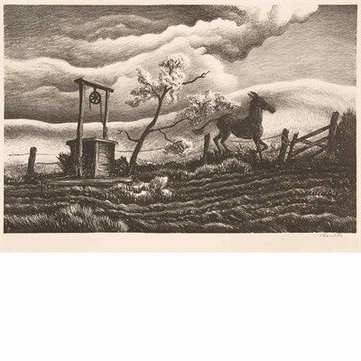 Lot 126 - Thomas Hart Benton (1889-1975) FRISKY DAY...