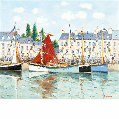 Lot 99 - Jean Pierre Dubord French, b. 1949 La Fete...