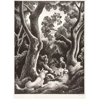 Lot 142 - Thomas Hart Benton (1889-1975) JESSIE AND JAKE...