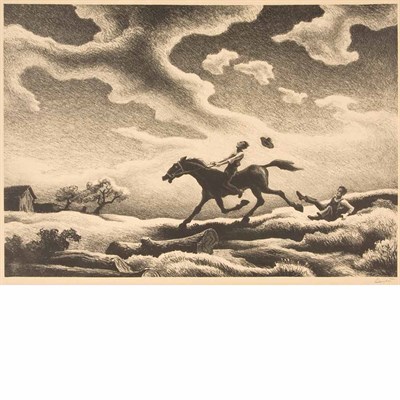 Lot 148 - Thomas Hart Benton (1889-1975) SPRING TRYOUT...