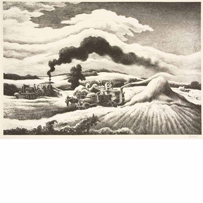 Lot 139 - Thomas Hart Benton (1889-1975) THRESHING (FATH...