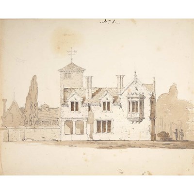 Lot 78 - [COLOR PLATE] LUGAR, ROBERT. Architectural...