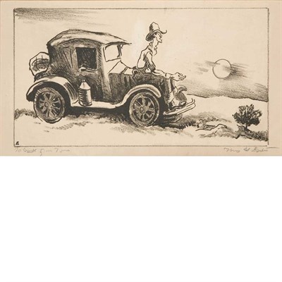 Lot 105 - Thomas Hart Benton (1889-1975) WAITING FOR THE...