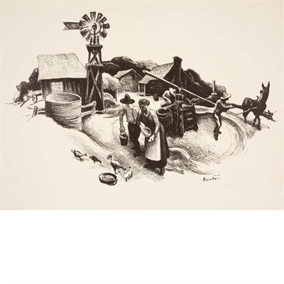 Lot 106 - Thomas Hart Benton (1889-1975) MISSOURI...