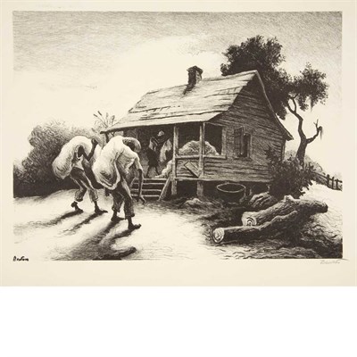 Lot 153 - Thomas Hart Benton (1889-1975) BACK FROM THE...