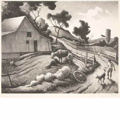 Lot 177 - Thomas Hart Benton (1889-1975) THE BENTON FARM...
