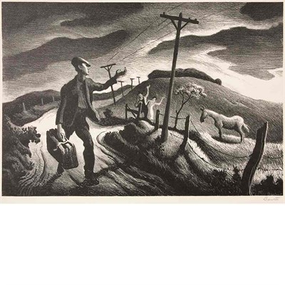 Lot 159 - Thomas Hart Benton (1889-1975) THE BOY (FATH...