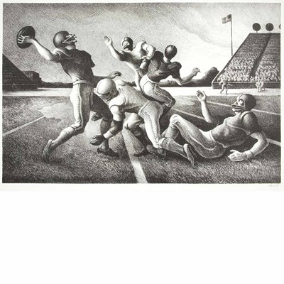 Lot 175 - Thomas Hart Benton (1889-1975) FORWARD PASS...