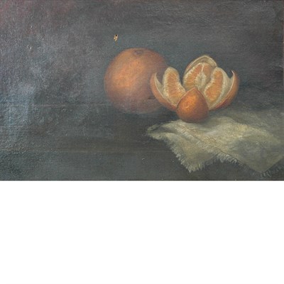 Lot 32 - American School 19th/20th Century Oranges Oil...