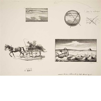 Lot 166 - Thomas Hart Benton (1889-1975) GREEN GROW THE...
