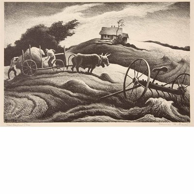 Lot 163 - Thomas Hart Benton (1889-1975) NEW ENGLAND...