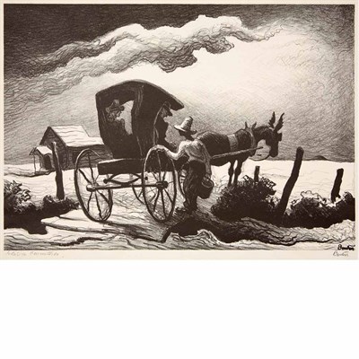 Lot 156 - Thomas Hart Benton (1889-1975) GATESIDE...
