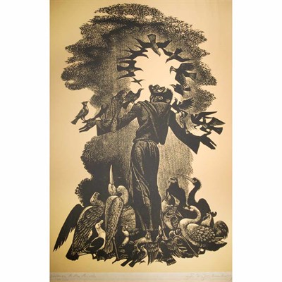 Lot 103A - Fritz Eichenberg BEASTIARIAN JUVENILE; SERMON...