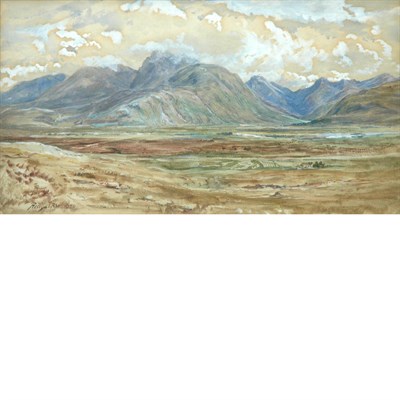 Lot 1575 - Arthur Perigal British, 1816-1884 Valley, 1880...