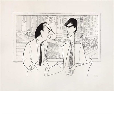 Lot 1040 - Al Hirchfeld LAW AND ORDER Lithograph, signed...