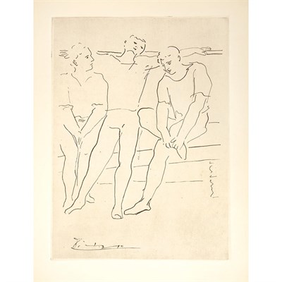 Lot 87 - PICASSO, PABLO Grace et Mouvement. 14...