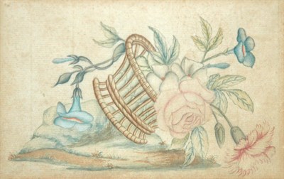 Lot 16 - American School 19th/20th Century Basket of...