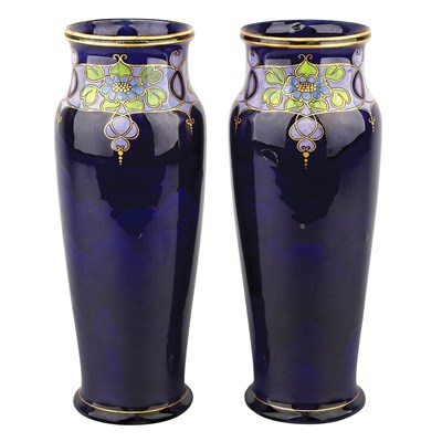 Lot 395 - Companion Pair of Royal Doulton Art Nouveau...