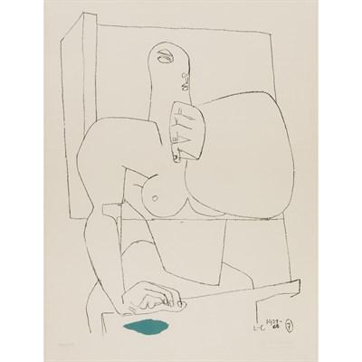 Lot 314 - Le Corbusier (1887-1965) ATHLETE 7 Color...