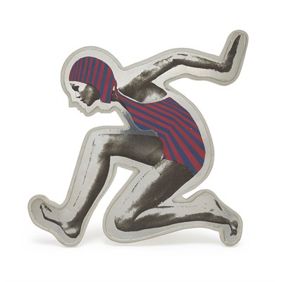 Lot 519 - Larry Rivers SWIMMER Color screenprint on...