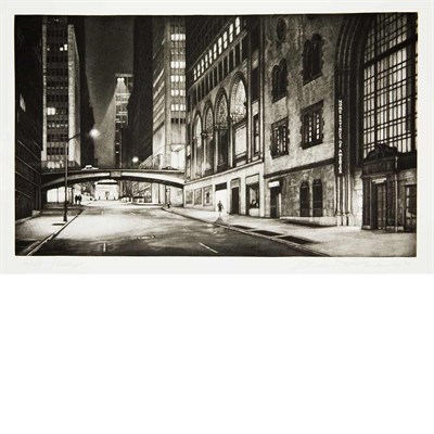 Lot 98 - Frederick Mershimer PASSAGE Mezzotint, 1993,...