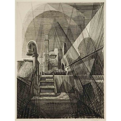Lot 367 - Armin Landeck (1905-1984) DELMONICO'S ROOF...