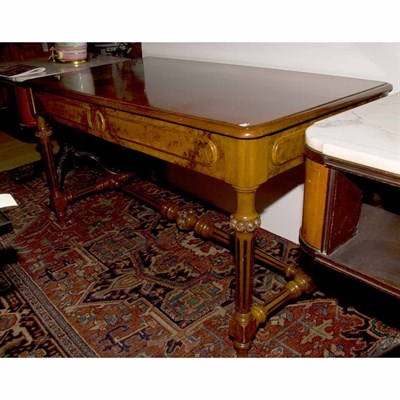 Lot 155 - French Walnut Writing Table Height 29 inches.