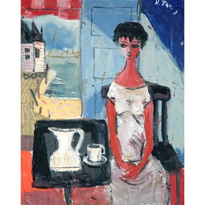 Lot 92 - Nicholas Takis American, 1903-1964 (i) Dreamy...