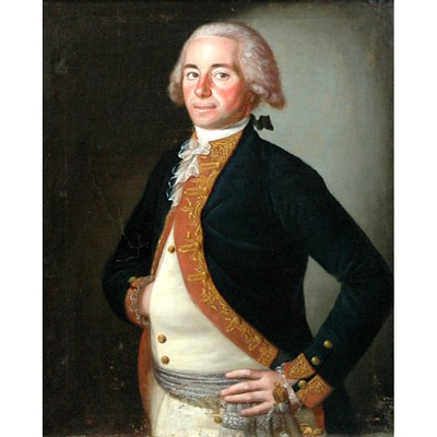 Lot 77 - Spanish School 18th Century Portrait of a...