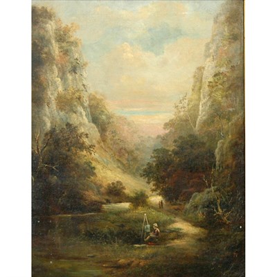 Lot 31 - Follower of Thomas Creswick Artist at Work in...