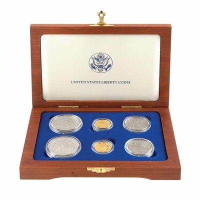 Lot 1198 - 1986 Statue of Liberty Six-Piece Proof Set...