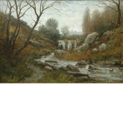 Lot 23 - Attributed to Alexander Helwig Wyant Autumn...