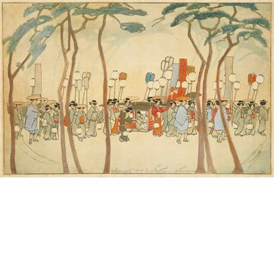 Lot 415 - Bertha Lum (1869-1954) PROCESSION...
