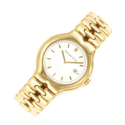 Lot 193 - Gentleman's Gold 'Tesoro' Wristwatch, Tiffany & Co.