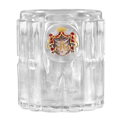 Lot 359 - Russian Colorless Cut Glass Tumbler Imperial...