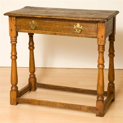 Lot 205 - English Oak Dressing Table Height 27 inches,...
