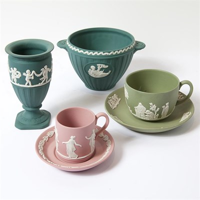 Lot 477 - Group of Wedgwood Jasperware Table Articles...