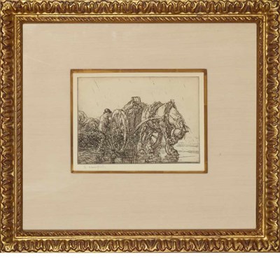 Lot 119 - Edmund Blampied LOADING SEAWEED (APPLEBY 22)...