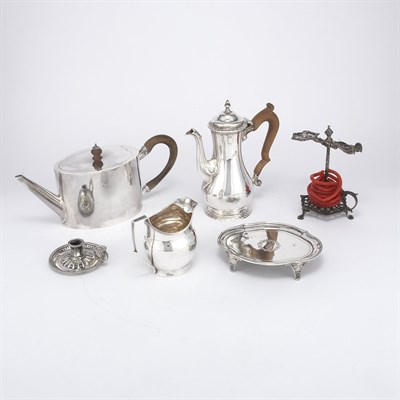Lot 423 - Group of George III Silver Articles Various...