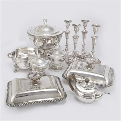 Lot 439 - Group of Sheffield Silver Plated Articles...