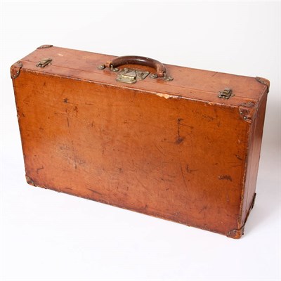 Lot 186 - Louis Vuitton Leather Hard Case Suitcase