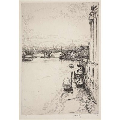 Lot 430 - James McBey APRIL DAY IN KENT; PENZANCE,...